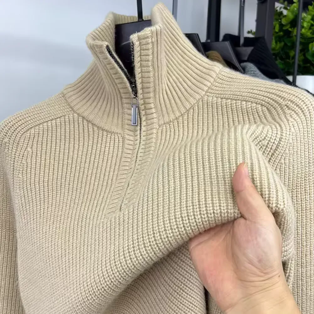 Gilberto - High Neck Quarter Zip