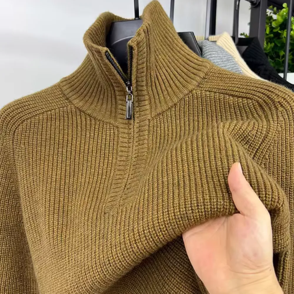 Gilberto - High Neck Quarter Zip