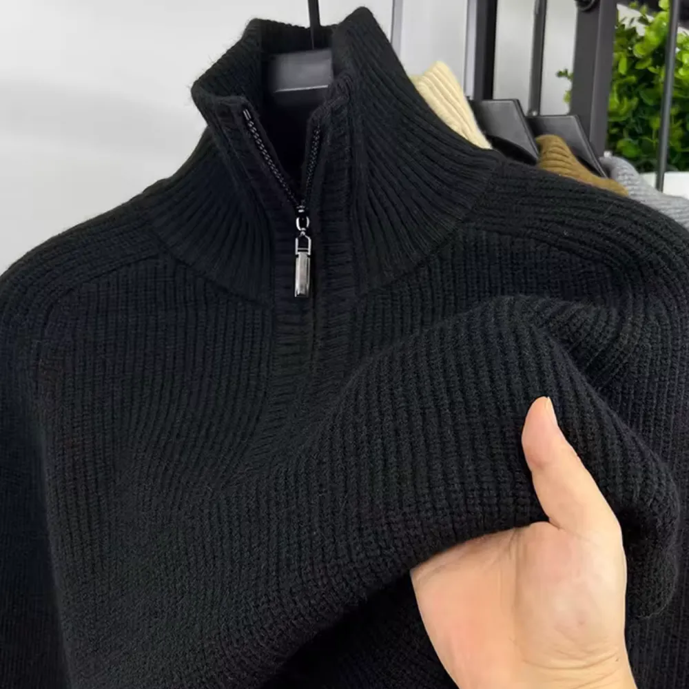 Gilberto - High Neck Quarter Zip