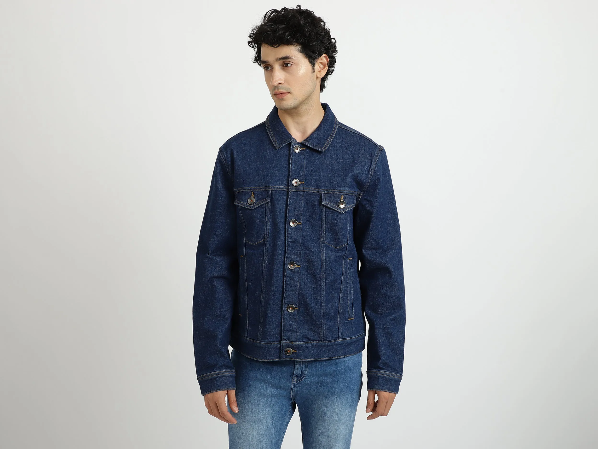 Men Solid Jacket