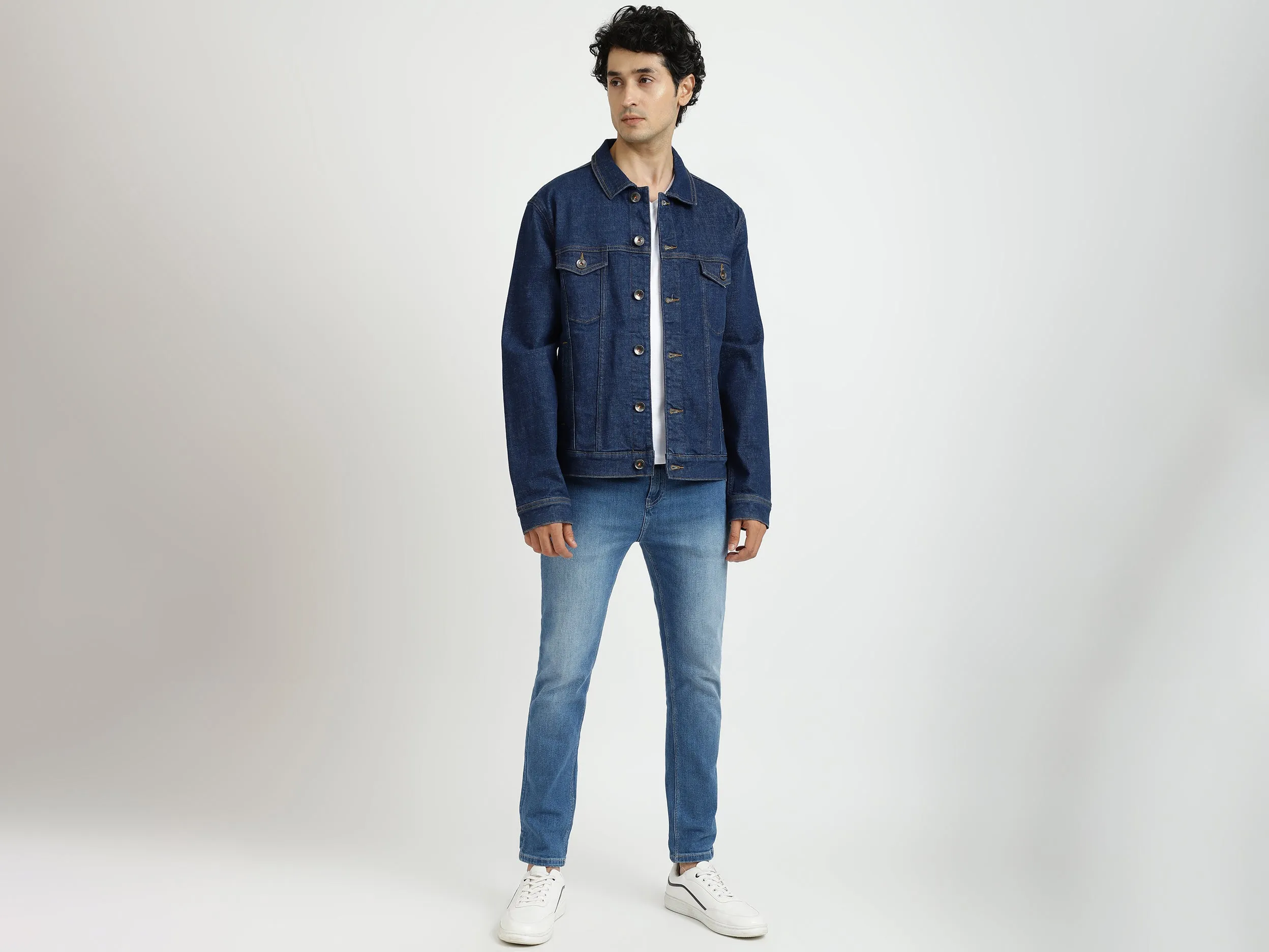 Men Solid Jacket