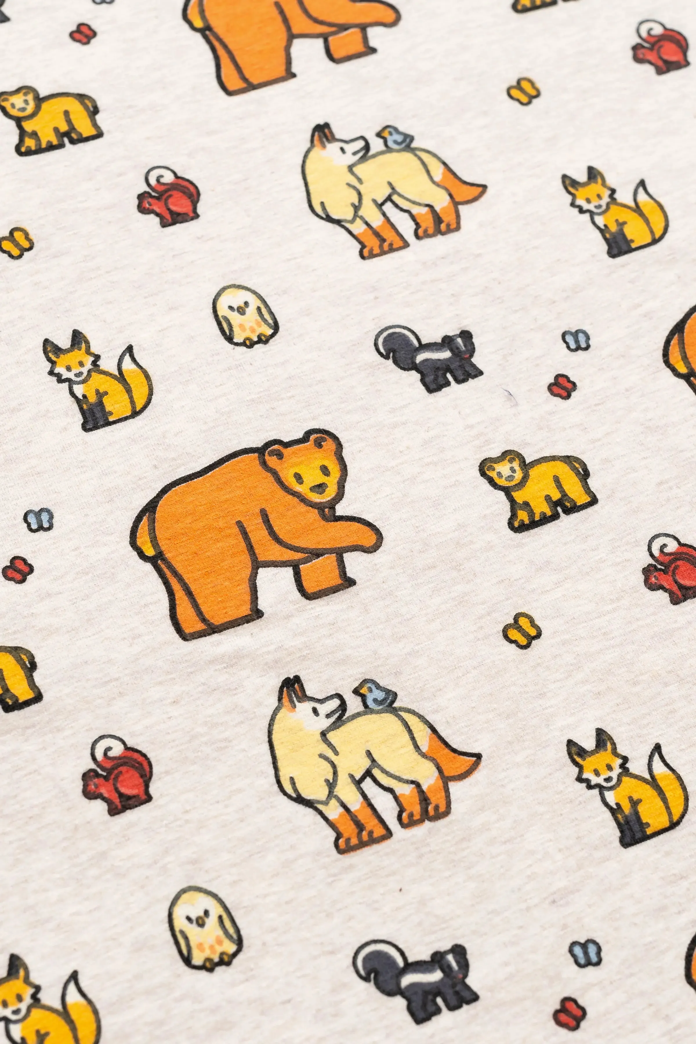 One-Piece Baby Pajamas_Forest Friends