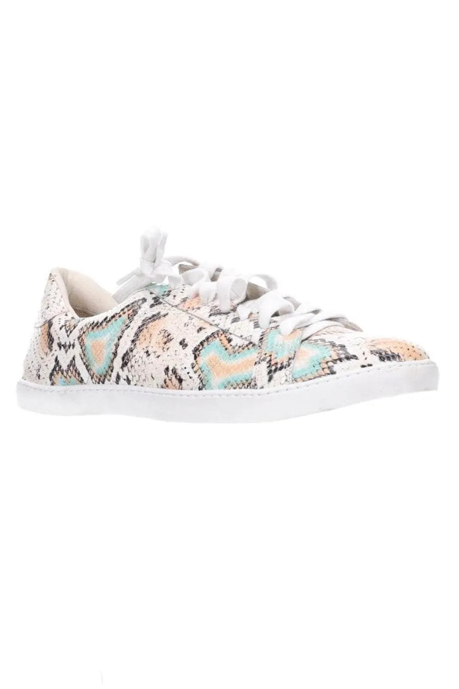 Poppy Sneaker Neutral Snakeskin