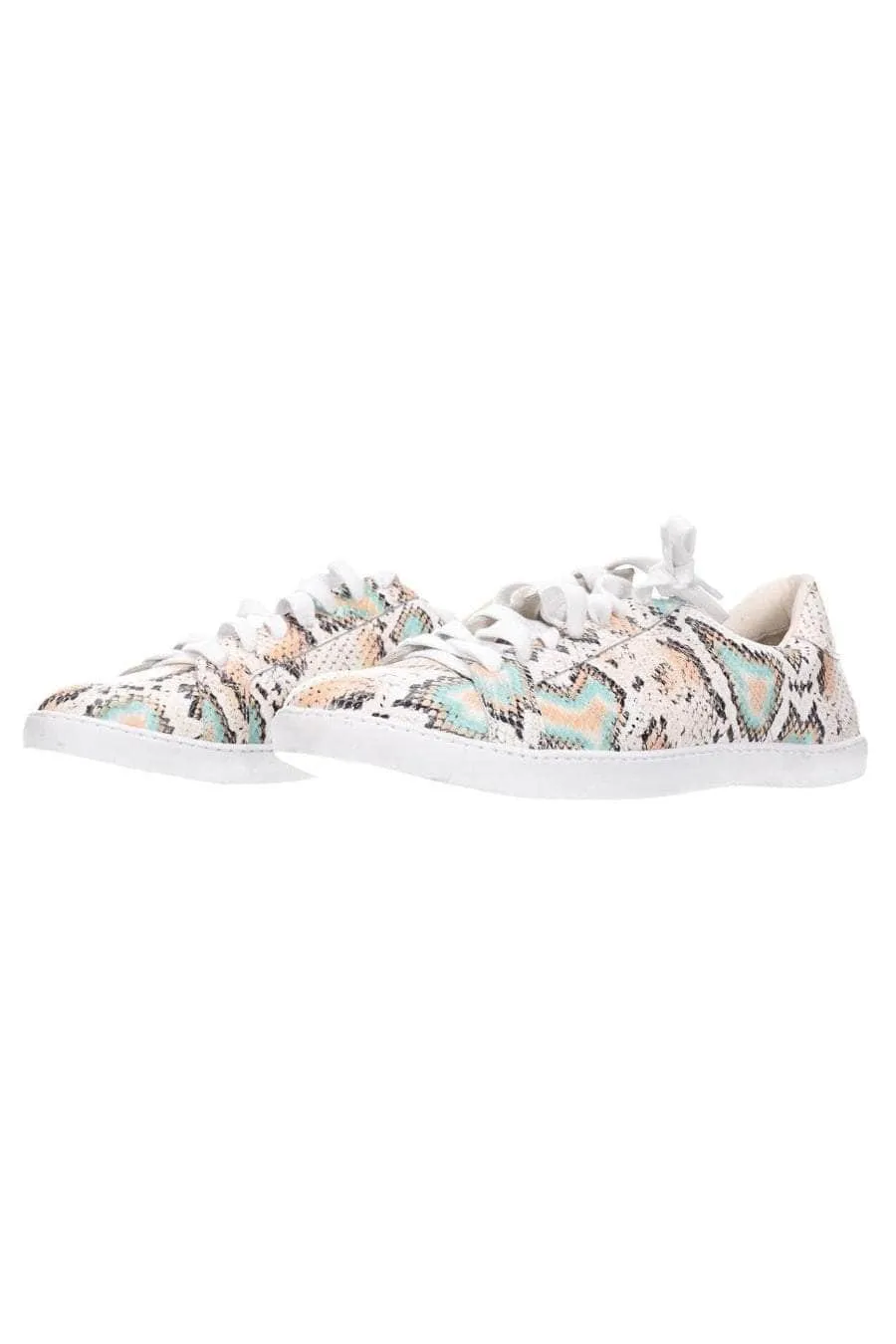 Poppy Sneaker Neutral Snakeskin