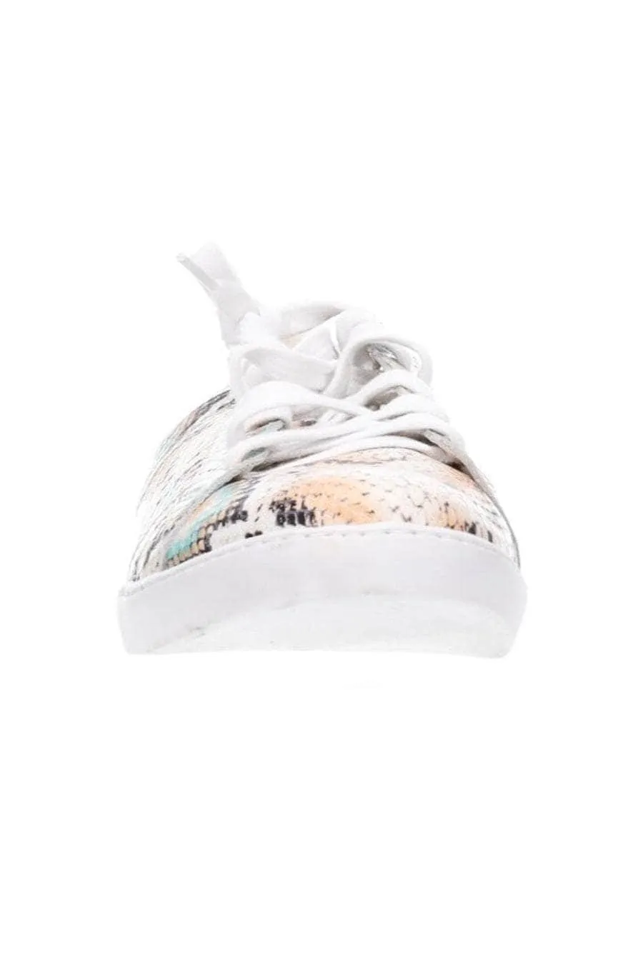 Poppy Sneaker Neutral Snakeskin