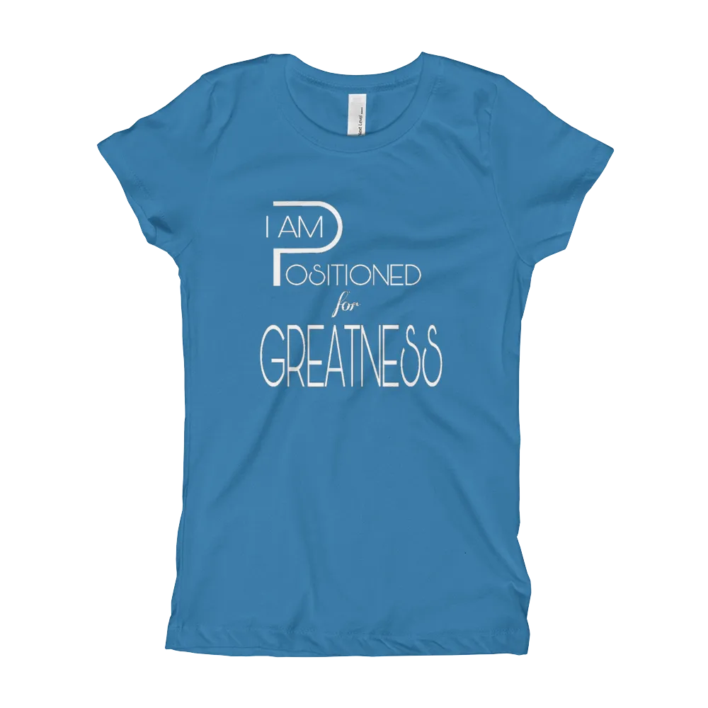 Positioned Girl's Slim-Fit T-Shirts