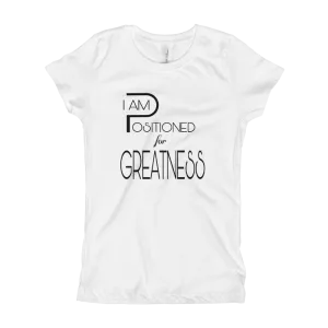 Positioned Girl's Slim-Fit T-Shirts