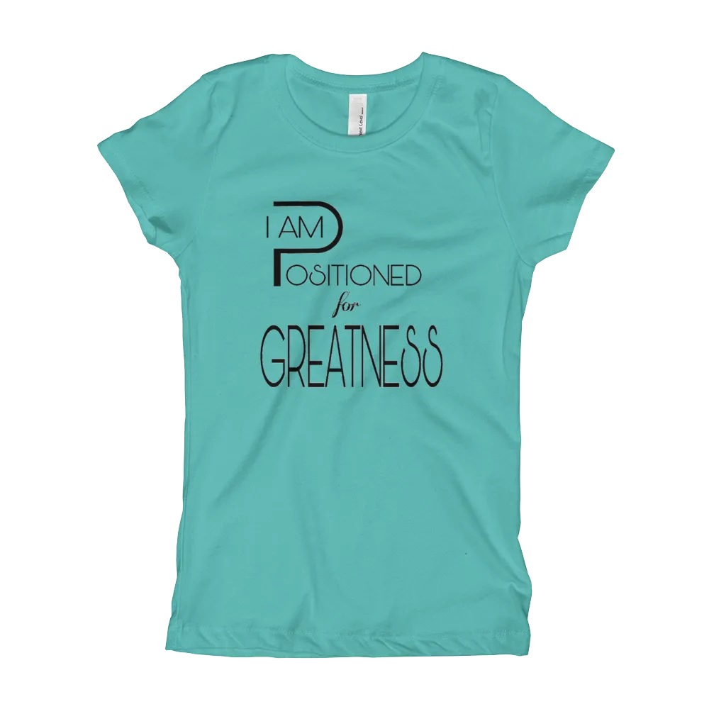 Positioned Girl's Slim-Fit T-Shirts