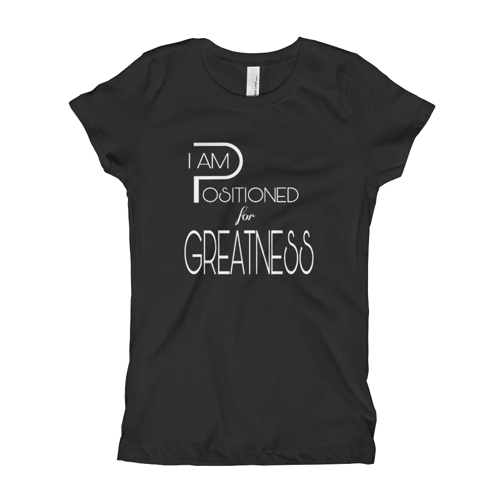 Positioned Girl's Slim-Fit T-Shirts