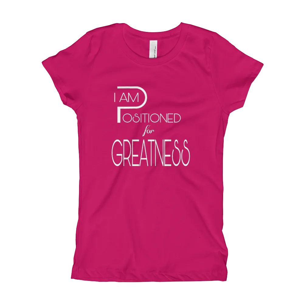 Positioned Girl's Slim-Fit T-Shirts