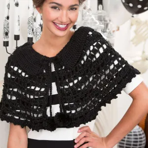 Red Heart Crochet Mystical Cape