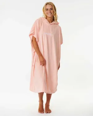 Rip Curl Women's Classic Surf Hooded Poncho Peach 00ZWTO-0165