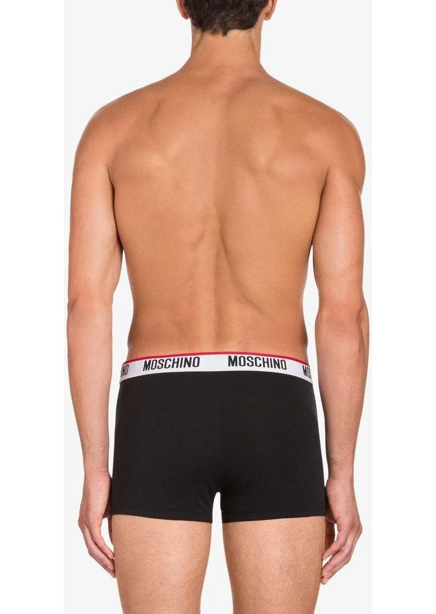 Set di 2 boxer in jersey di cotone con logo