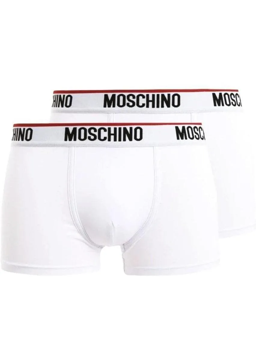Set di 2 boxer in jersey di cotone con logo