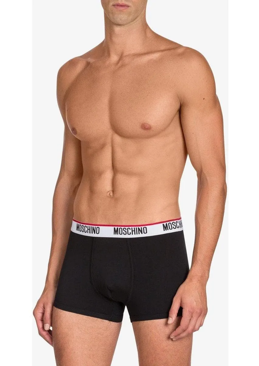 Set di 2 boxer in jersey di cotone con logo