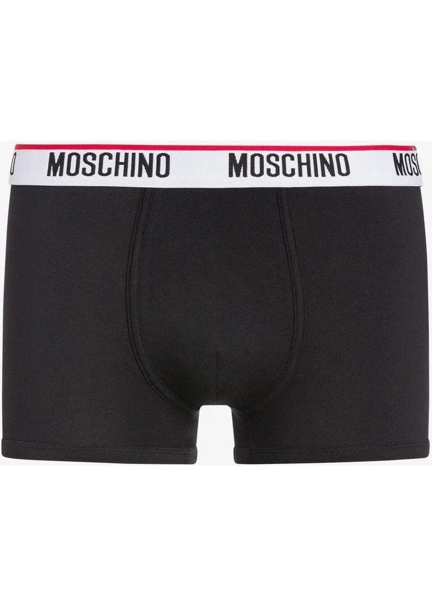 Set di 2 boxer in jersey di cotone con logo