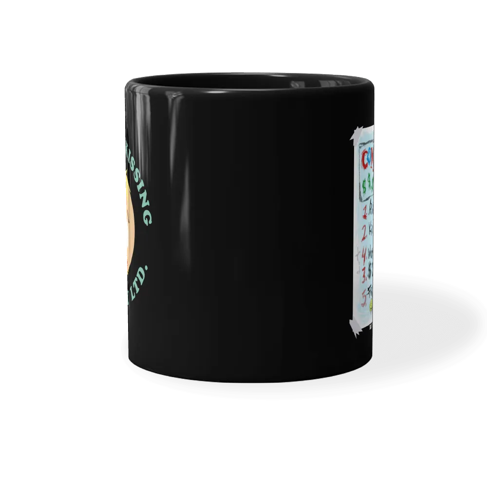 South Park Butter's Kissing Company Black Mug