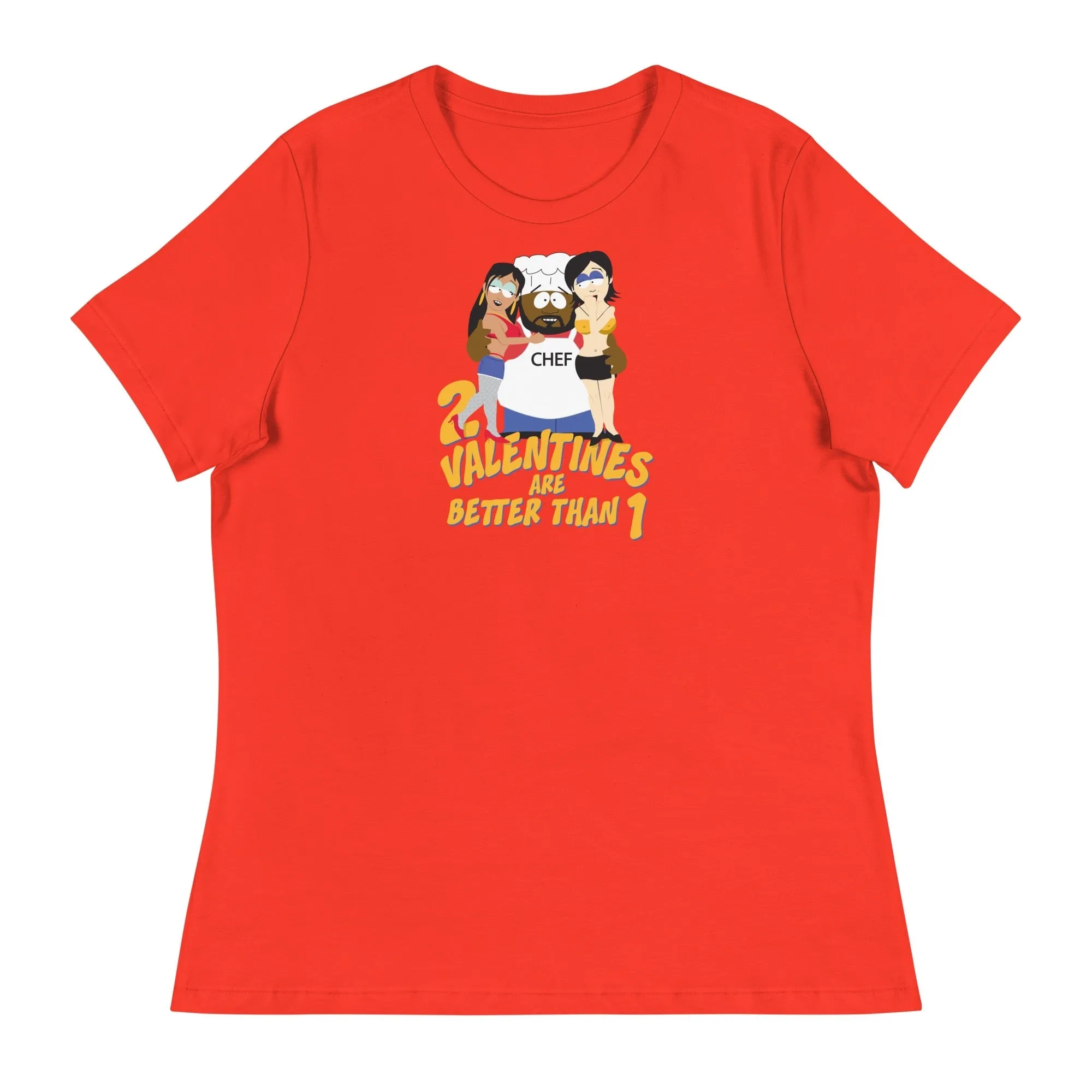 South Park Chef 2 Valentine's Are Better Than 1 Women's T-Shirt