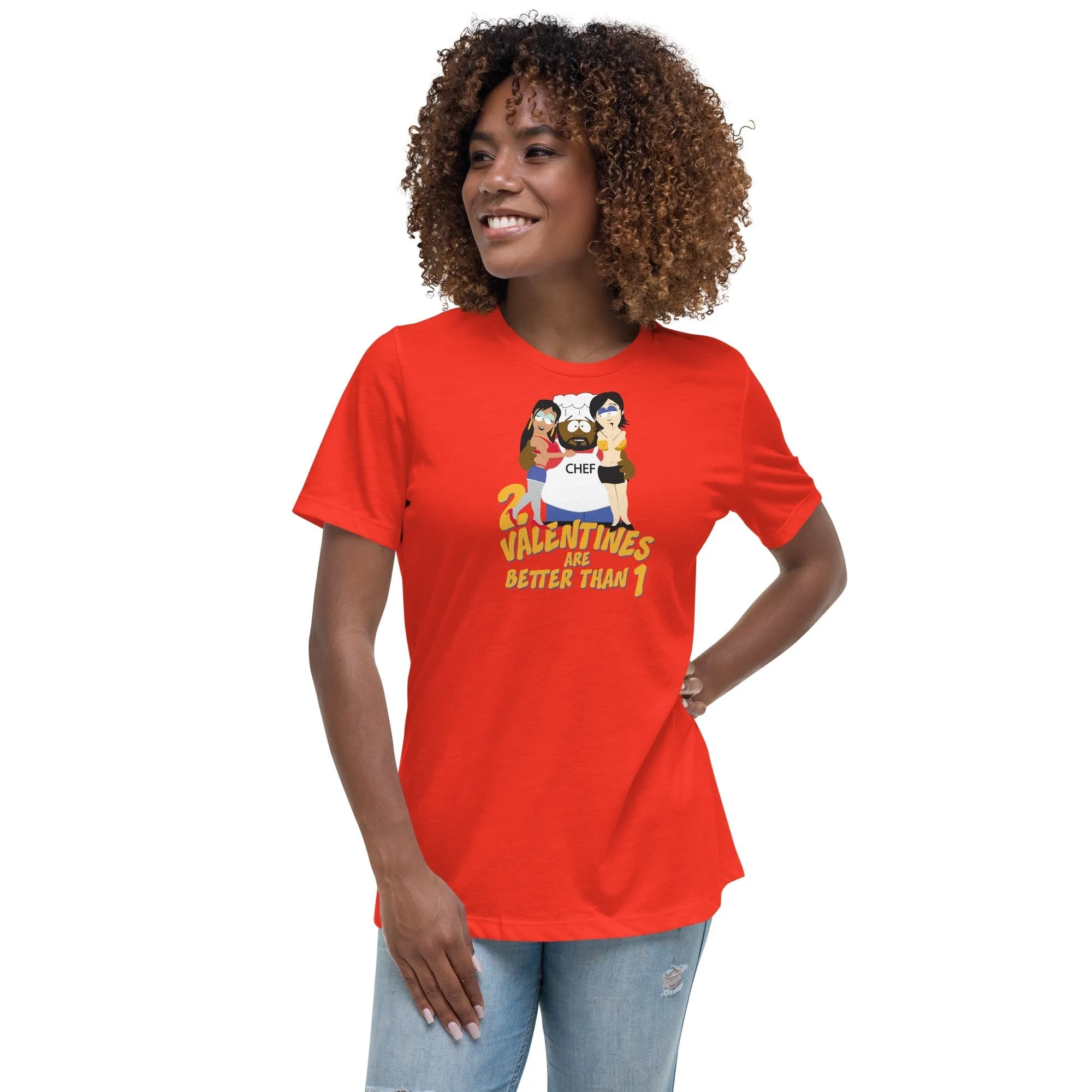 South Park Chef 2 Valentine's Are Better Than 1 Women's T-Shirt