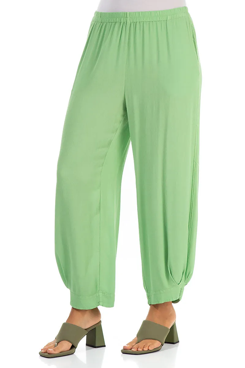 Taper Pear Sorbet Viscose Trousers
