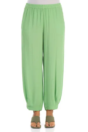 Taper Pear Sorbet Viscose Trousers