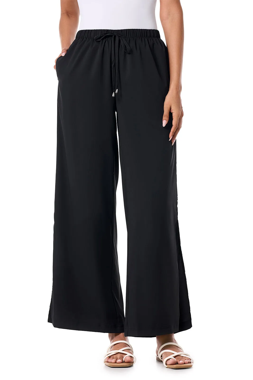 Women's Petra Wide Leg Pants | Black